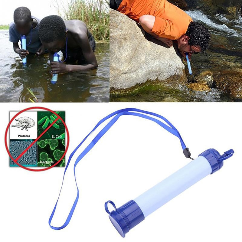 Filtre à eau portable avec paille et purificateur d'eau Kit de survie personnel Équipement d'urgence Filtration de l'eau
-Portable Purifier Straw Water Filter Personal Survival Kit Emergency Gear water filtration
