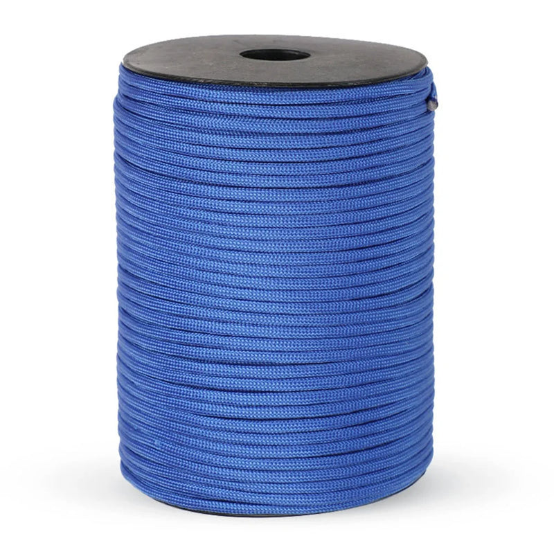 Corde paracorde militaire standard 550 100 m 9 brins 4mm, corde de survie, tente, sangle, corde à linge                            -100M 550 Military Standard 9-Core Paracord Rope 4mm Outdoor,Survival Umbrella Tent Lanyard Strap Clothesline