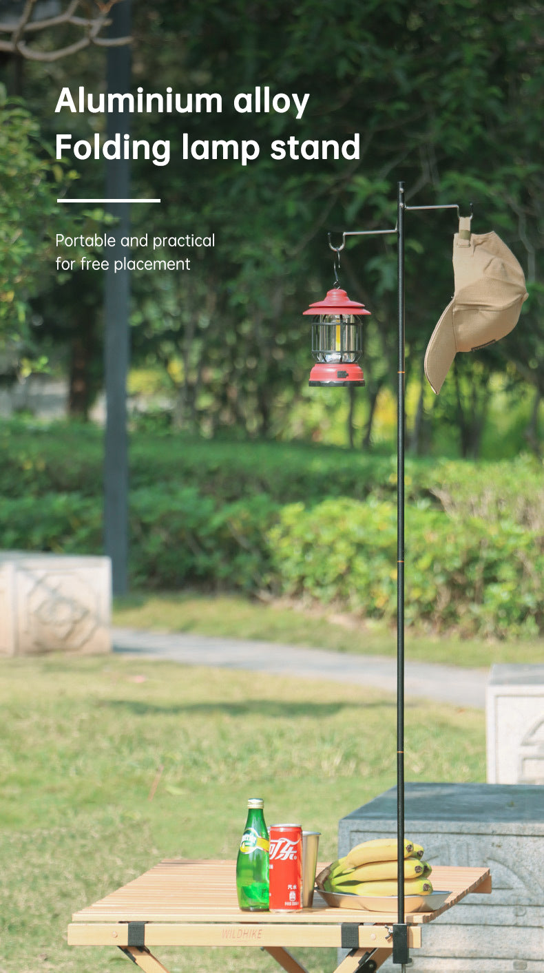 Support de lanterne léger en alliage d'aluminium avec sac de rangement, pour l'extérieur
- Lightweight Aluminum Alloy Holder Lantern Stand with Storage Bag, Outdoor