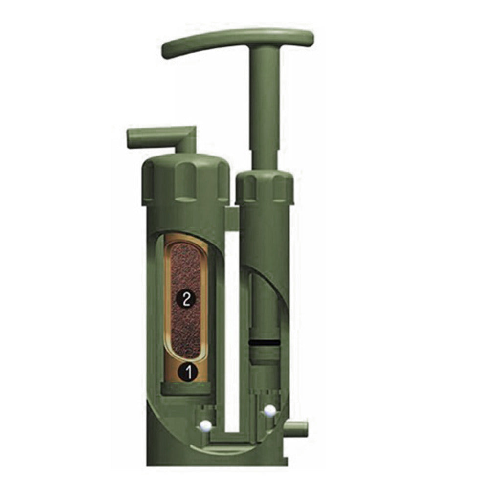 Filtre purificateur d'eau pour randonnée en plein air, camping, survie
- Outdoor Hiking Camping Survival Water Filter Purifier