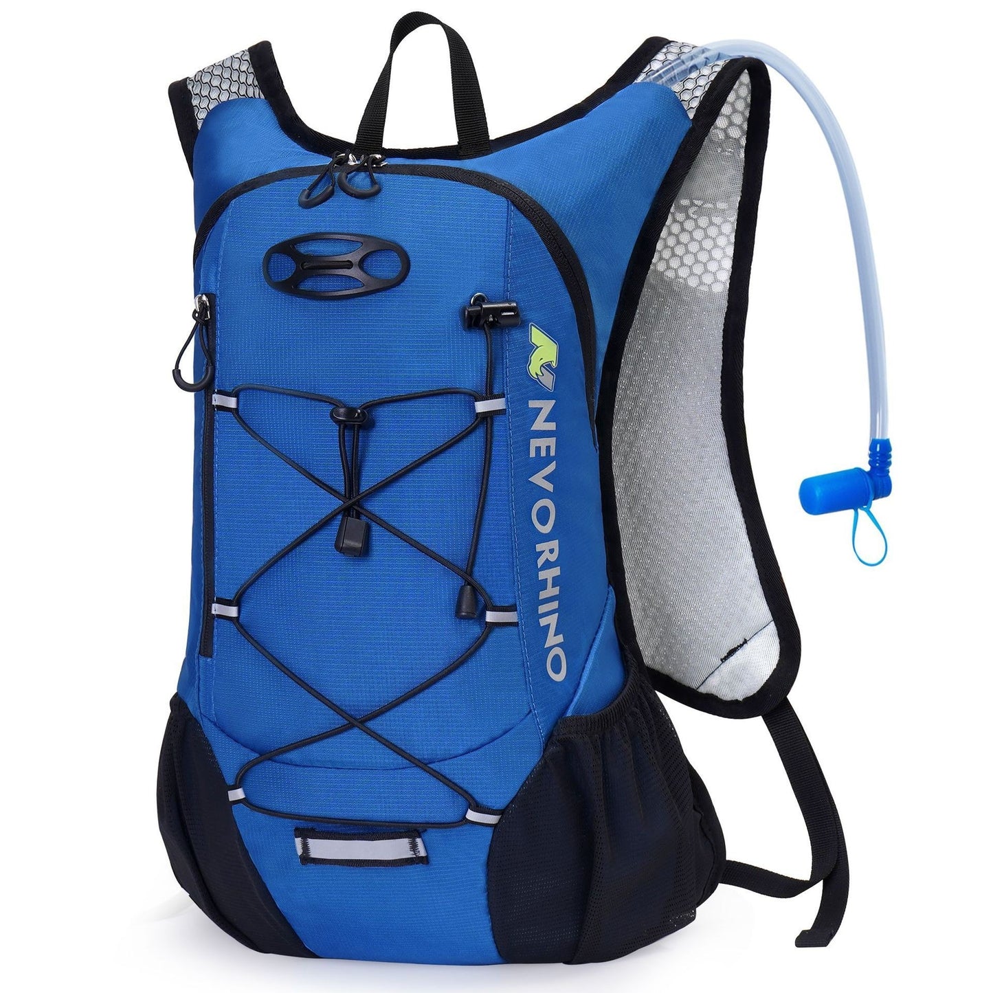 Sac de sport à réservoir d’eau d’une capacité de 12L. Sac de 2L inclus. Bon pour tout type d’activités. 

-Sports bag with 12L water reservoir. 2L bag included. Good for all types of activities.