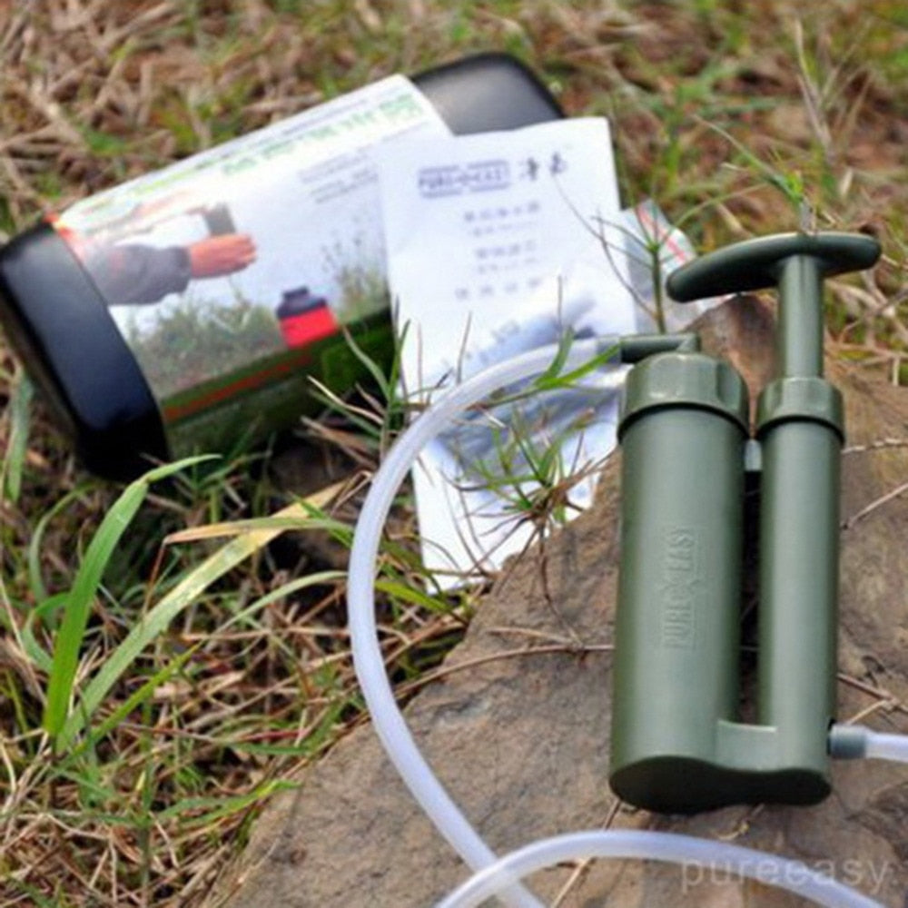 Filtre purificateur d'eau pour randonnée en plein air, camping, survie
- Outdoor Hiking Camping Survival Water Filter Purifier