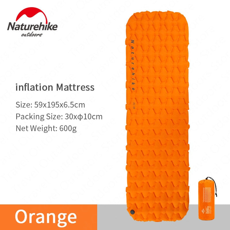 Naturehike, Matelas de Camping Gonflable, Ultra-Léger 
- Naturehike, Ultralight Inflatable Camping Mattress