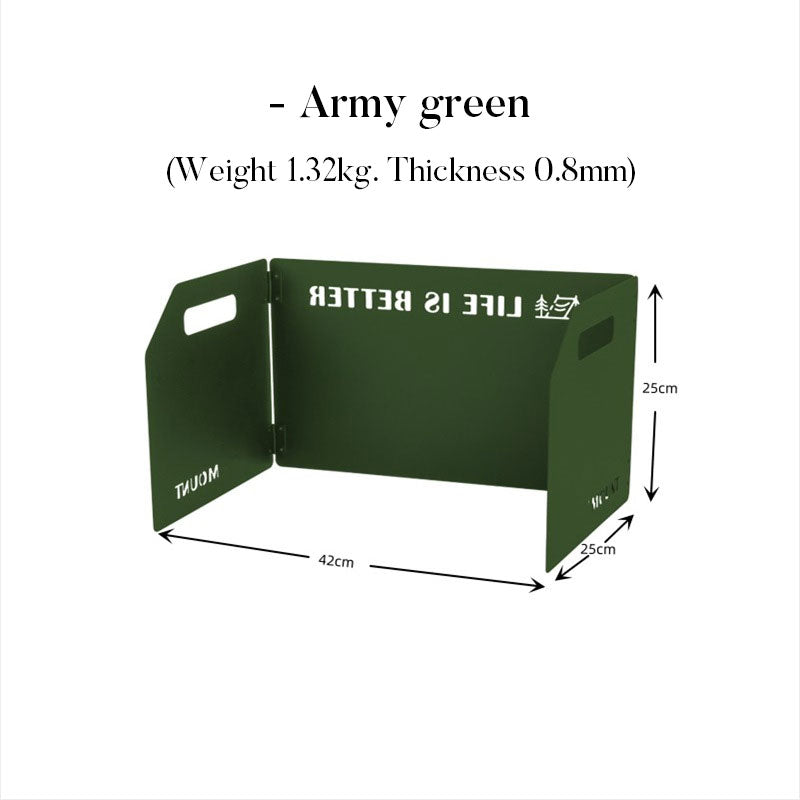 Pare-vent pour poêle d'extérieur, pare-vent de camping, plaque de protection,poêle à gaz pliable,petit feu de camp
-Outdoor stove enclosure wind shield camping wind shield shielding plate cassette stove folding gas stove stove wind shield, fire camp