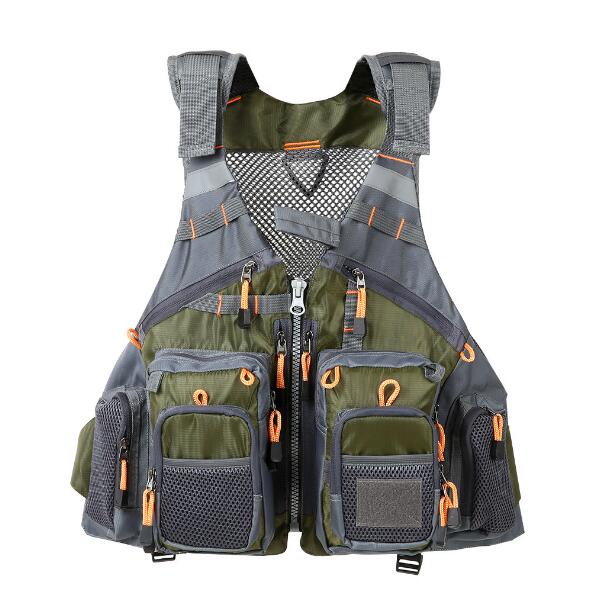 Gilet de sauvetage de pêche de sport en plein air pour hommes, gilet de sauvetage, gilet de sécurité, gilet utilitaire de survie
-Outdoor Sport Fishing Life Vest Men, Life Jacket Safety Waistcoat Survival Utility Vest