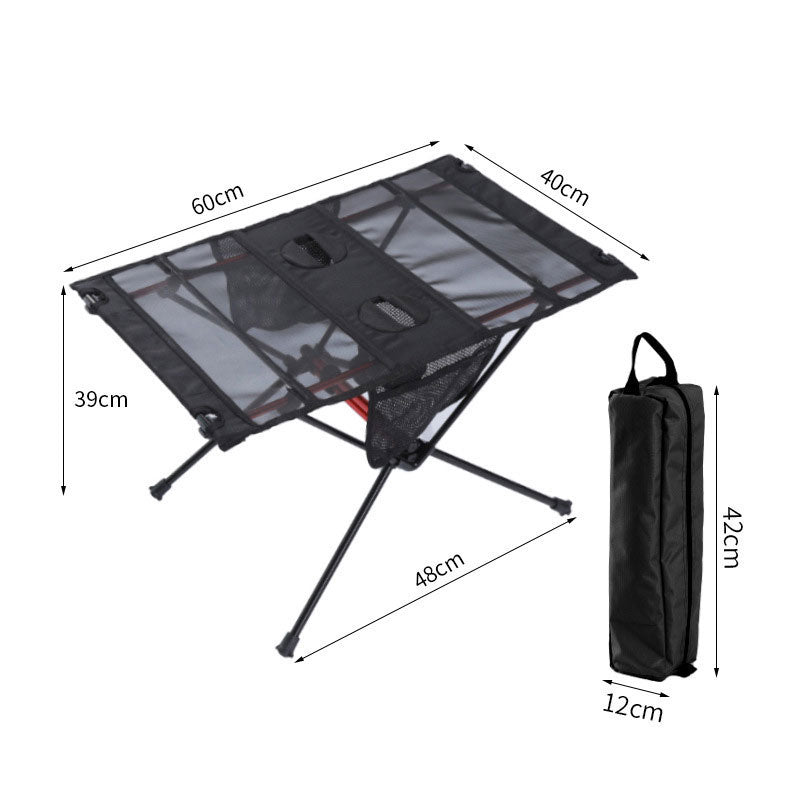 Table pliante ultra légère pour le camping en plein air et toutes les activités de plein air. Trous pour tasses, sac pour téléphone portable
-Ultra Light Folding Table Outdoor Camping and all Outdoor Activities. Cup Hole, Mobile Phone Bag