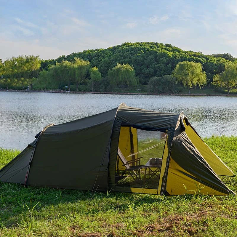 Tente tunnel YOUSKY Fournitures de camping en plein air Équipement Tente de camping familiale pliable et portable            - YOUSKY Tunnel Tent Outdoor Camping Supplies Equipment Folding Portable Thickened Camping Family Tent