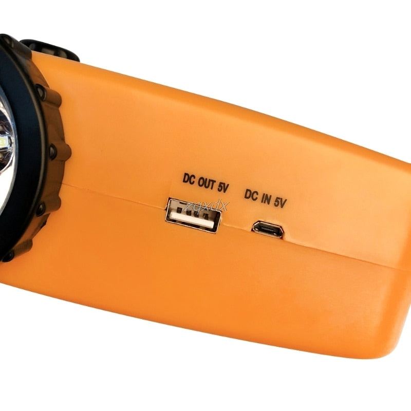 Radio AM/FM solaire à manivelle d'urgence extérieure avec lampe LED
-Outdoor Emergency Hand Crank Solar Dynamo AM/FM Radios Power Bank with LED Lamp