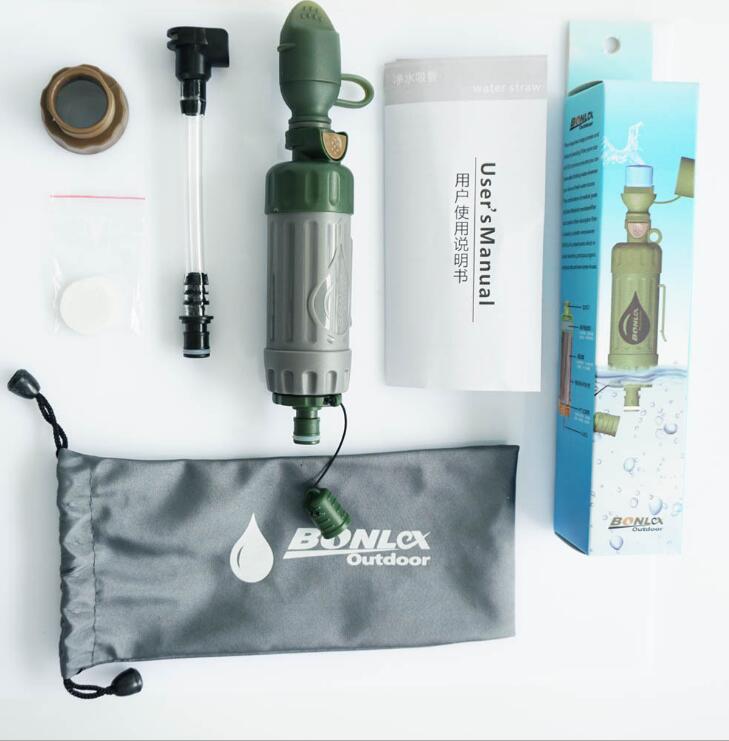Filtre à eau portable en ABS pour camping, randonnée, purificateur, nettoyeur, rends l’eau potable, outil de survie
-Portable ABS Water Filter Camping Hiking Purifier Cleaner Drinking Safety Survival Tool