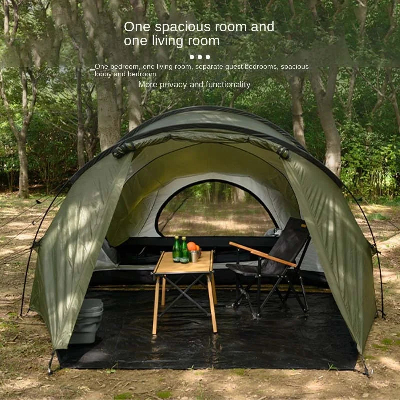 Tente tunnel YOUSKY Fournitures de camping en plein air Équipement Tente de camping familiale pliable et portable            - YOUSKY Tunnel Tent Outdoor Camping Supplies Equipment Folding Portable Thickened Camping Family Tent