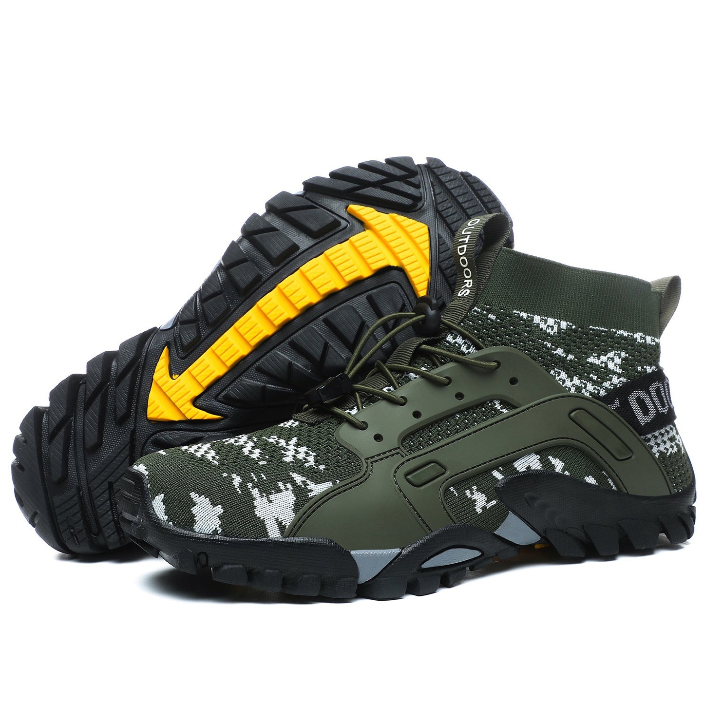 Chaussures d'alpinisme et de randonnée pour hommes, grandes tailles
- Outdoor Mountaineering Shoes Men's Large Size Hiking Shoes