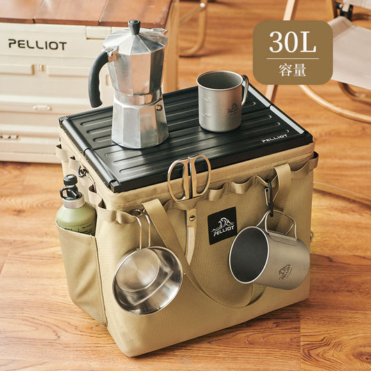 Sac de rangement pliable portable pour camping en plein air, équipement, tente, couverts de camping, boîte de rangement carrée
- Outdoor Camping Portable Folding Storage Bag Equipment Tent Camping Cutlery Square Organizer Box