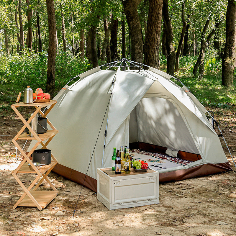 Tente de camping en plein air, tente entièrement automatique à ouverture rapide, protection contre la pluie et le soleil, tente portable
- Camping tent outdoor camping full automatic speed open tent rain sunscreen portable tent