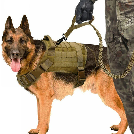 Gilet tactique respirant pour chien
- Tactical Dog Vest Breathable Military Dog Clothes